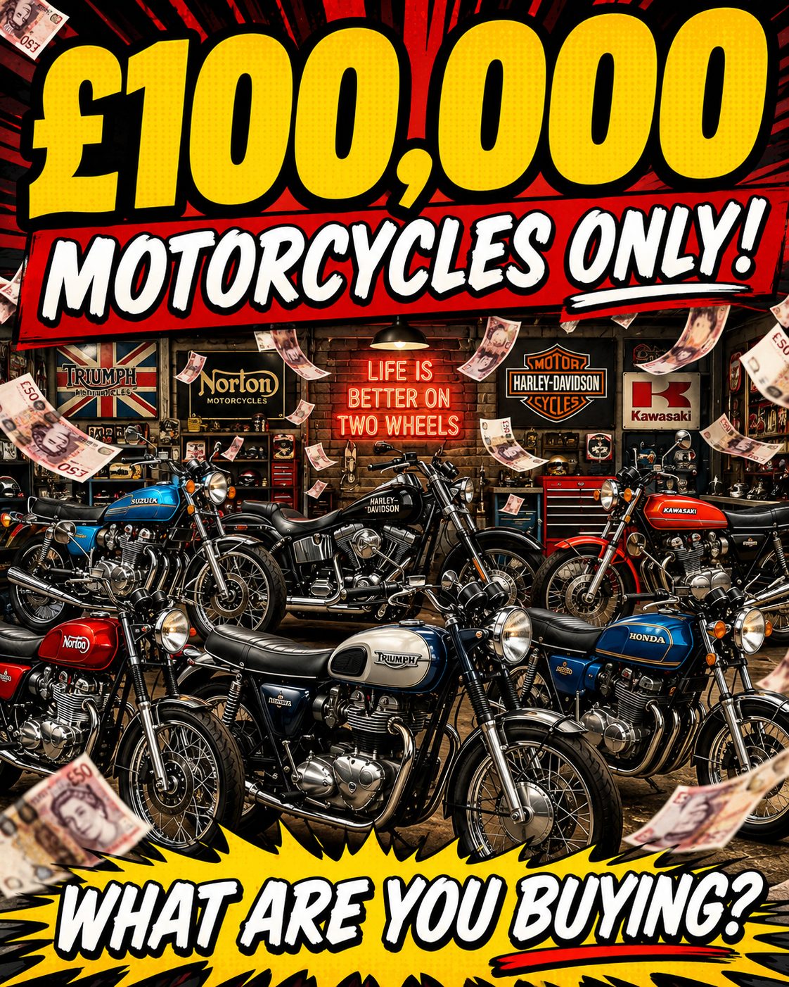 You've Won The Lottery... But Only For Motorcycles