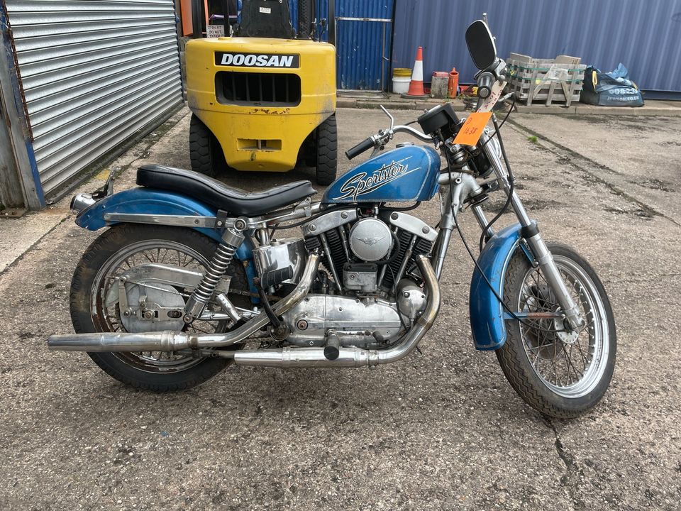 1960 Harley Davidson 883cc Sportster XLCH Kick Start only