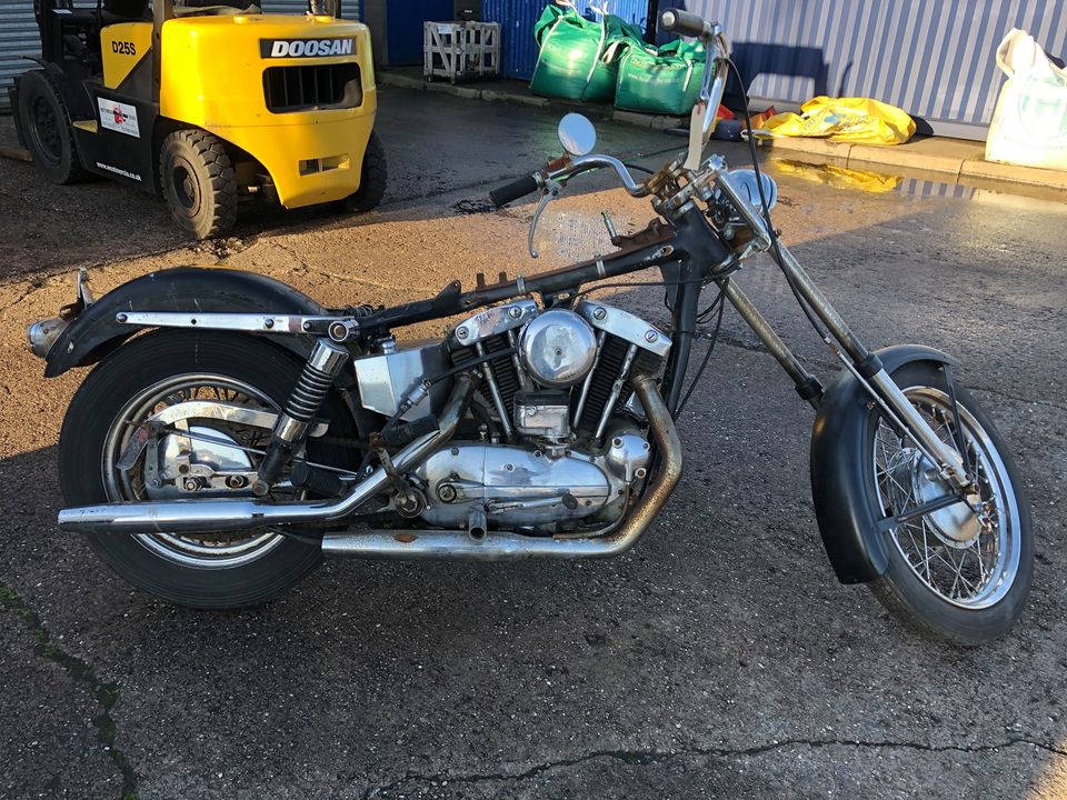 1962 Harley Davisdon 1000cc XLH Ironhead Sportster Project