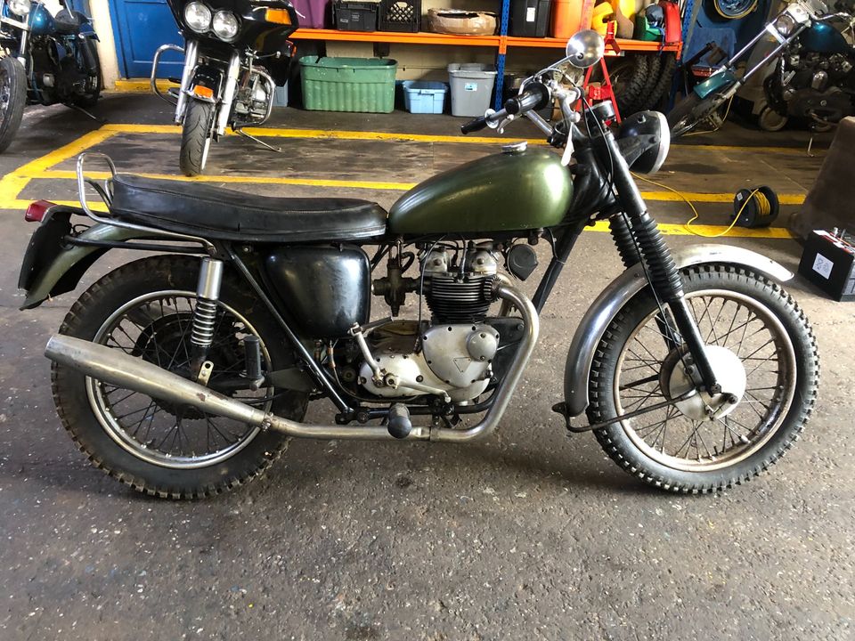 1963 Triumph Tiger T100SS 500cc project matching numbers