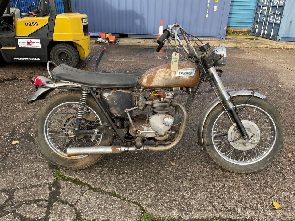 1969 Triumph 500cc T100c Trophy Tiger Project