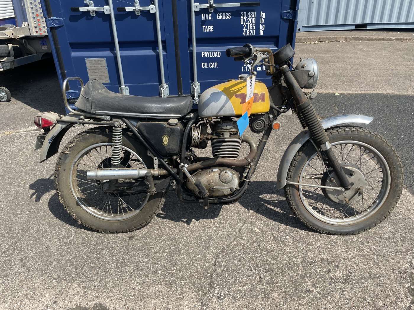 1970-BSA-B44VS-400cc-Victor-Special-Barn-Find-Project-RefD1407