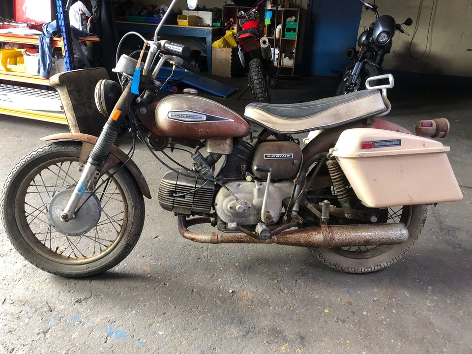 1970 Harley Davidson Aermacchi SS350 Sprint Project Has Spark and Fires