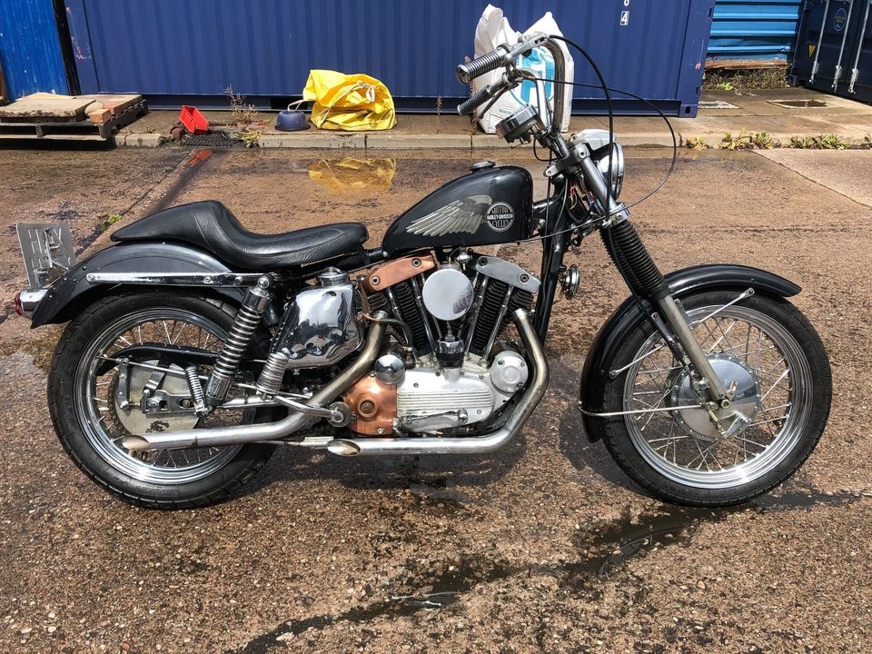 1970 Harley Davidson Ironhead Sportster 1000cc XLCH With Kick start Project