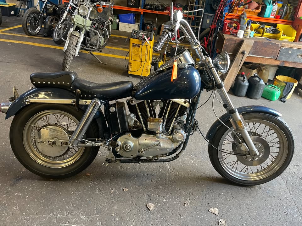 1970 Harley Davidson Ironhead Sportster XLCH Project Ref-1485