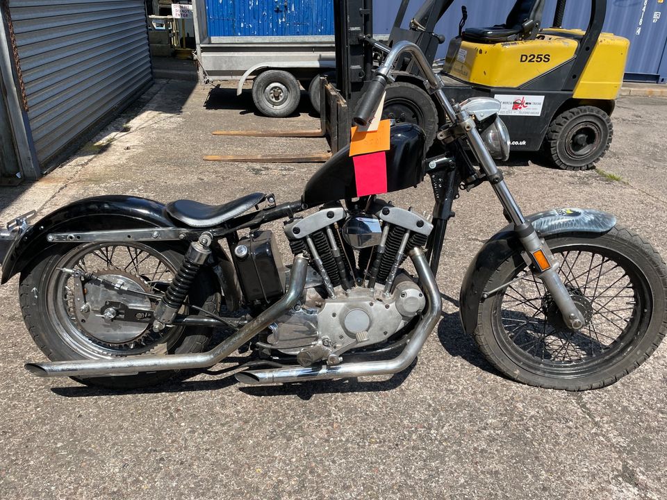 1971 Harley Davidson Ironhead Sportster 1000cc Project