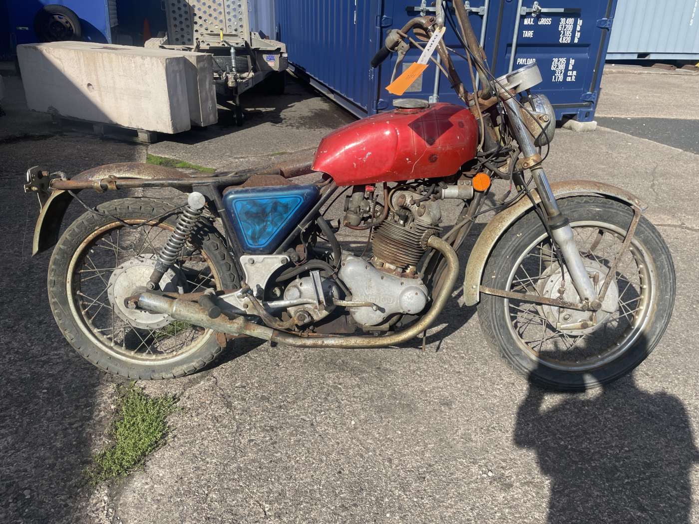 1971-Norton-Commando-750cc-Roadster-Project-Barn-Find-RefD1450