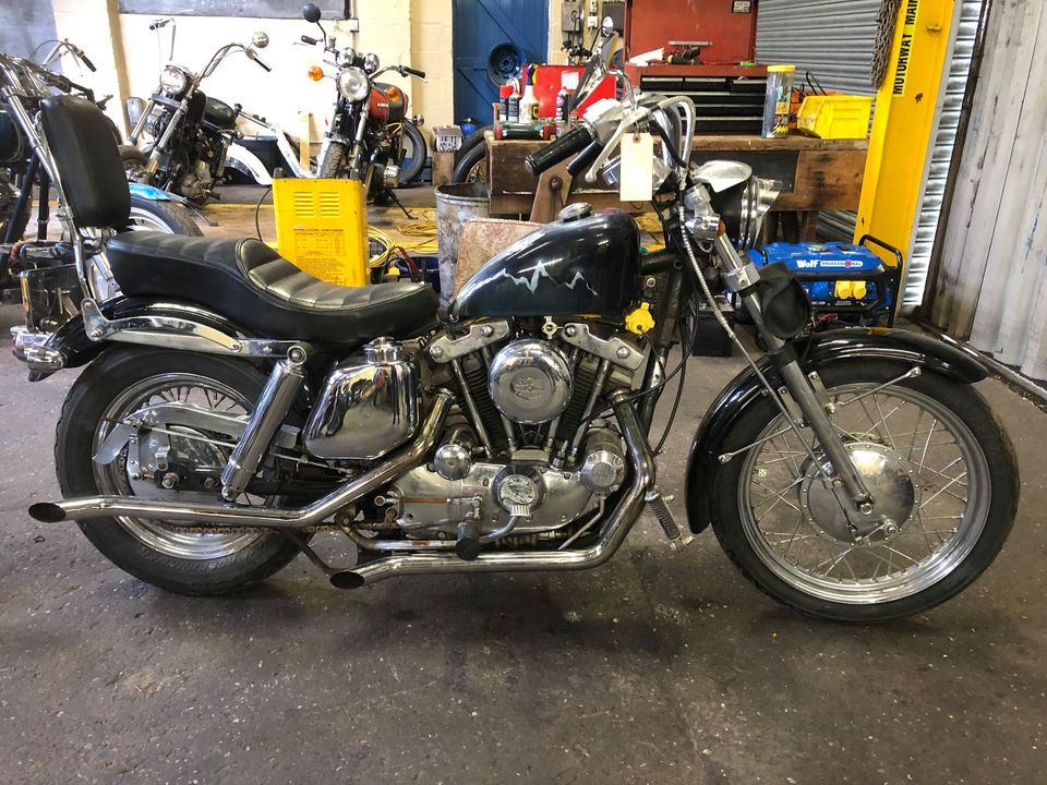 1972 Harley Davidson Ironhead Sportster 1000cc XLCH Complete