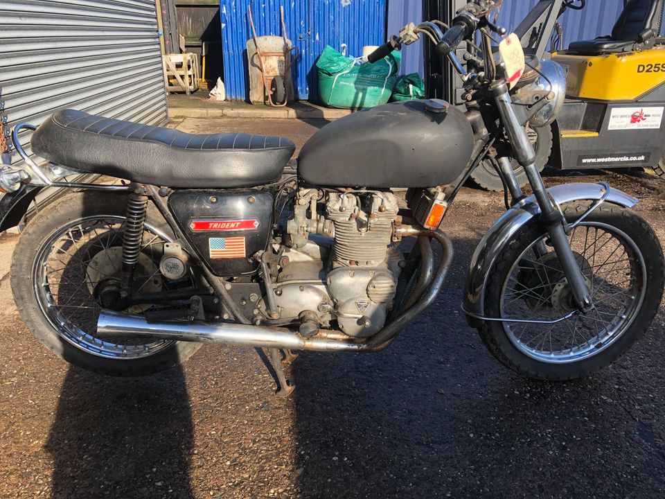 1973 Triumph Trident 750cc T150V Project Matching Numbers