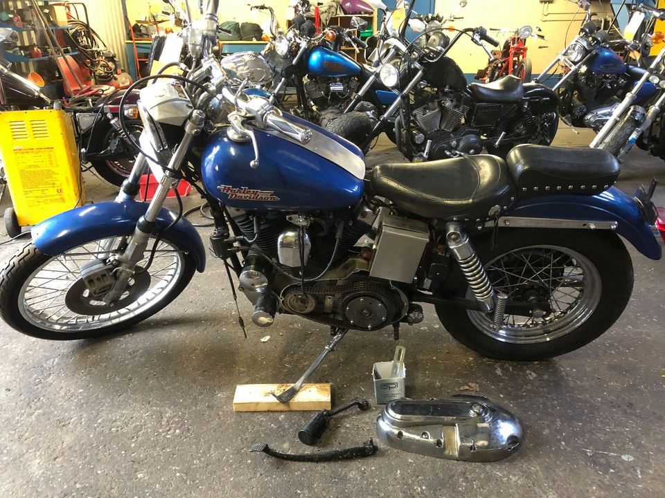1974 Harley Davidson 1000cc Ironhead Sportster XLHC