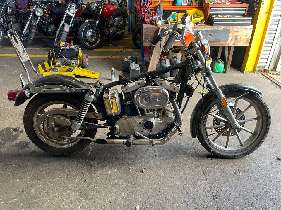 1974 Harley Davidson 1000cc XLCH Ironhead Sportster Project or Parts