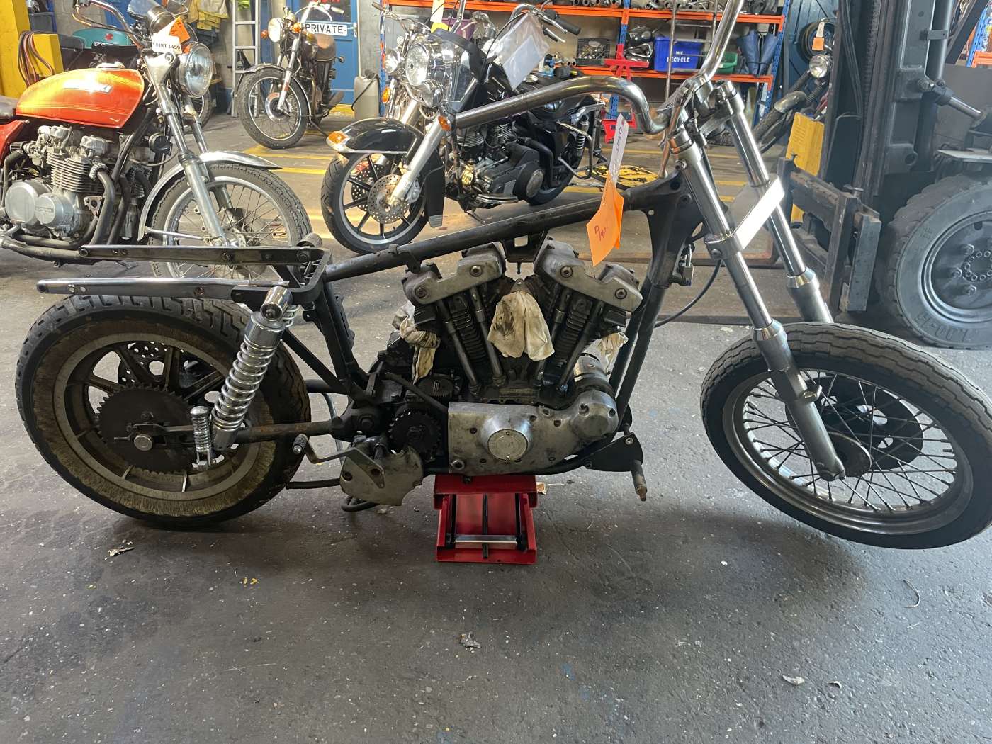 1974-Harley-Davidson-Ironhead-Sportster-1000cc-XLCH-Project-RefD1401