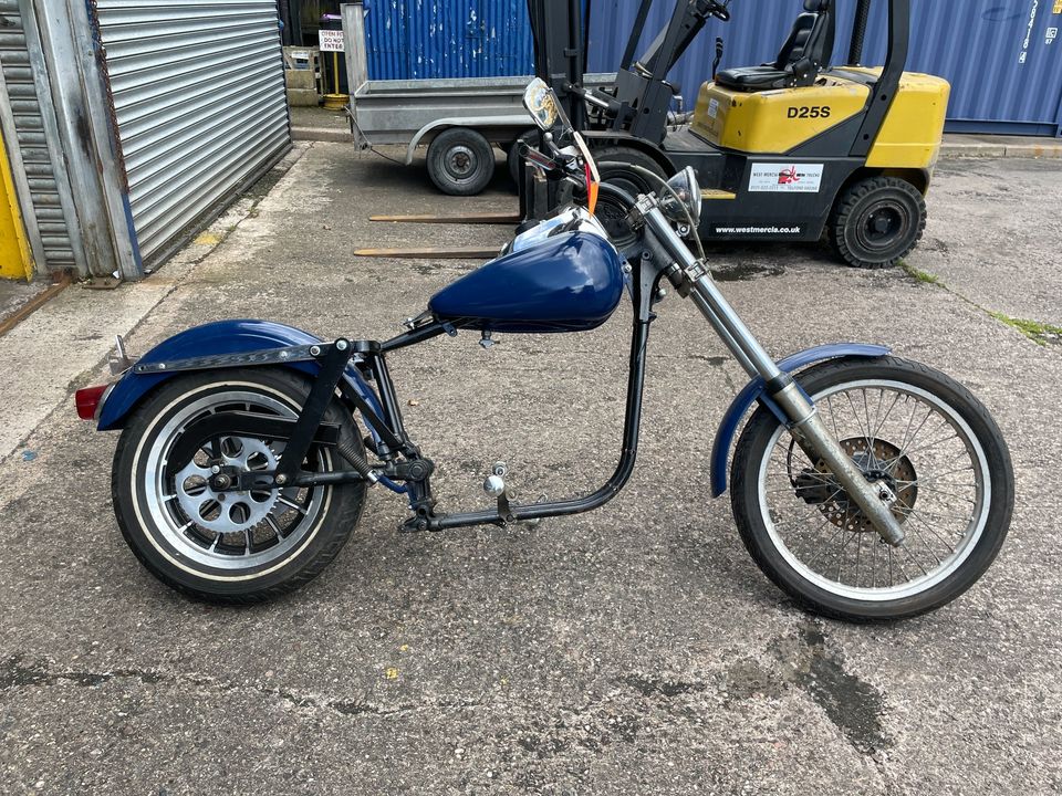 1976 Harley Davidson Roller, Frame Wheels, Forks and Tank Sportster