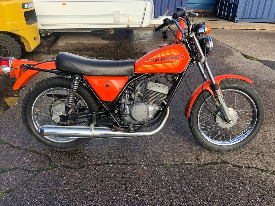 1976 Harley Davidson SX SS175 AMF Aermacchi 2 Stroke Project