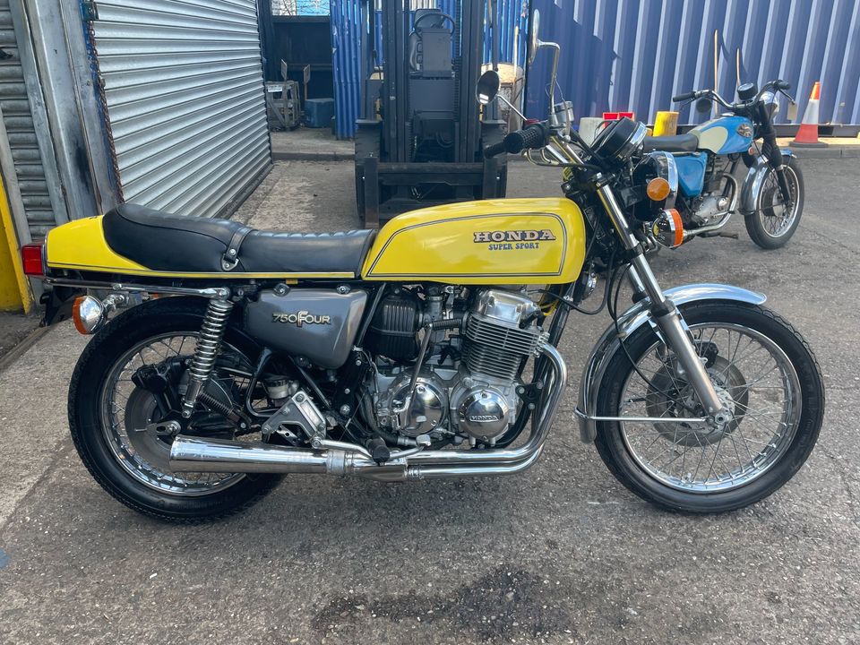 1976 Honda CB750F Super Sport Yellow