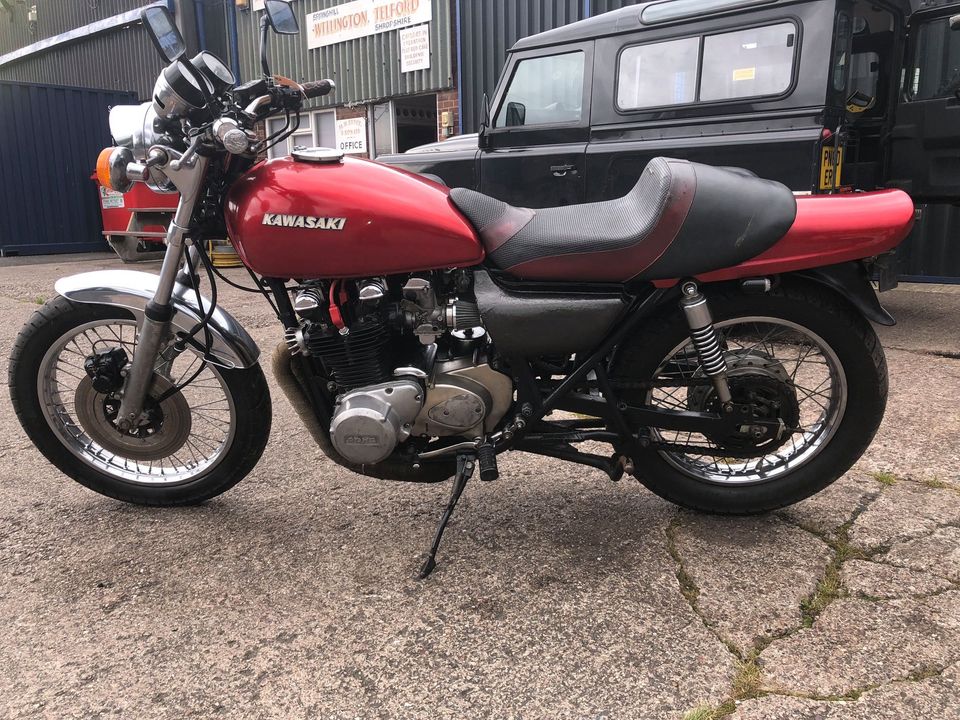 1976 Kawasaki KZ 900 A4 bike with 1974 Z1A Engine