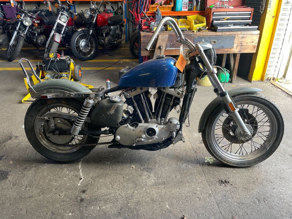 1977 Harley Davidson 1000cc Ironhead Sportster Project or Parts bike