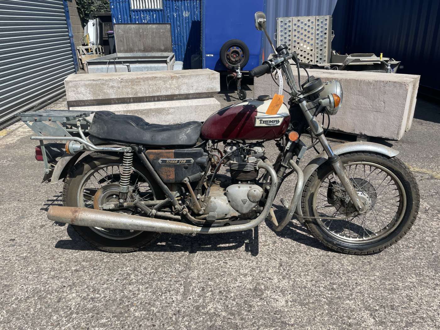 1977-Triumph-Tiger-TR7RV-750cc-Project-Barn-Find-RefD1393