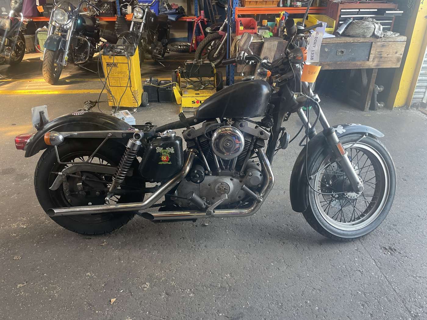 1978-Harley-Davidson-1000cc-Ironhead-Sportster-Project-Bann-Find-RefD1338