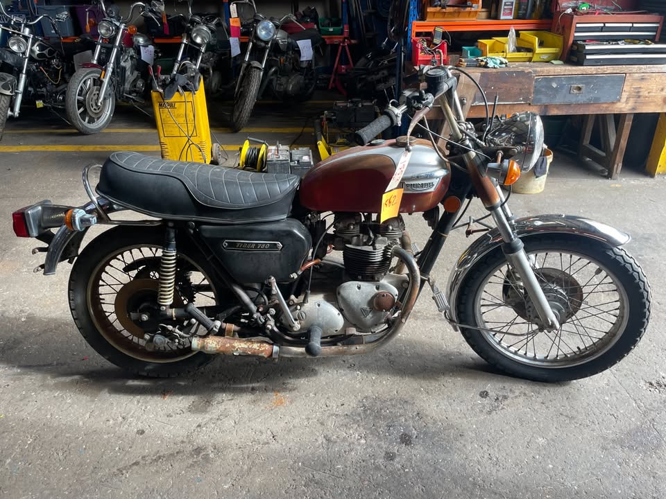 1978 Triumph Tiger 750cc Project TR7RV Project Barn Find Ref-1552