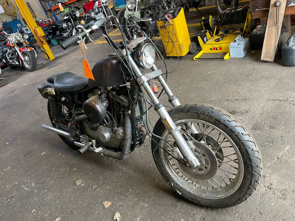 1979 Harley Davidson 1000cc Ironhead Sportster Barn Find Project XLH Ref D1115