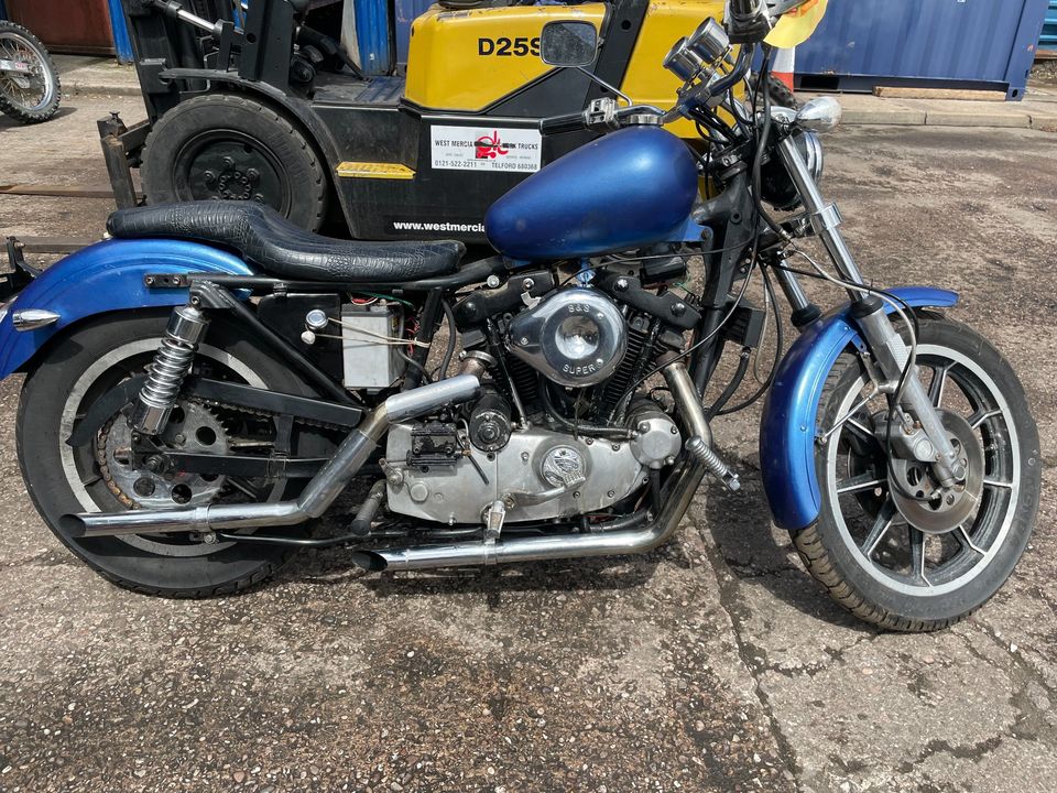 1979 Harley Davidson 1000cc Ironhead Sportster XL XLH Running Project