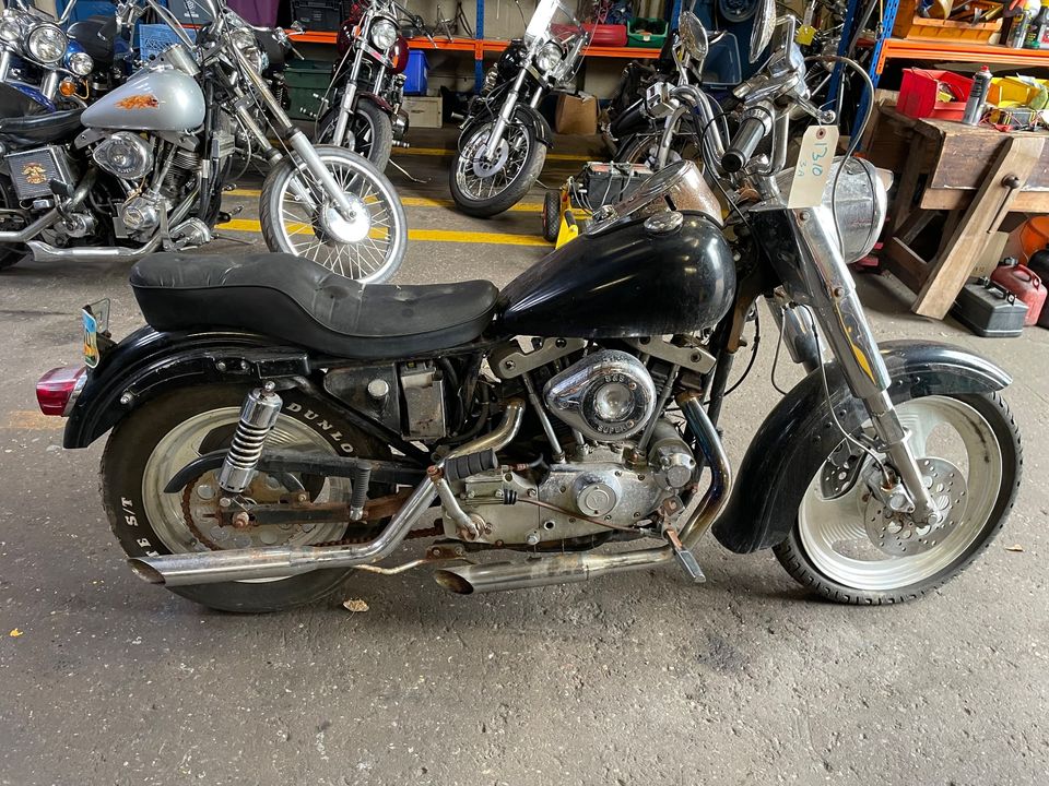 1979 Harley Davidson 1000cc XLH Ironhead Sportster Kick Start Project
