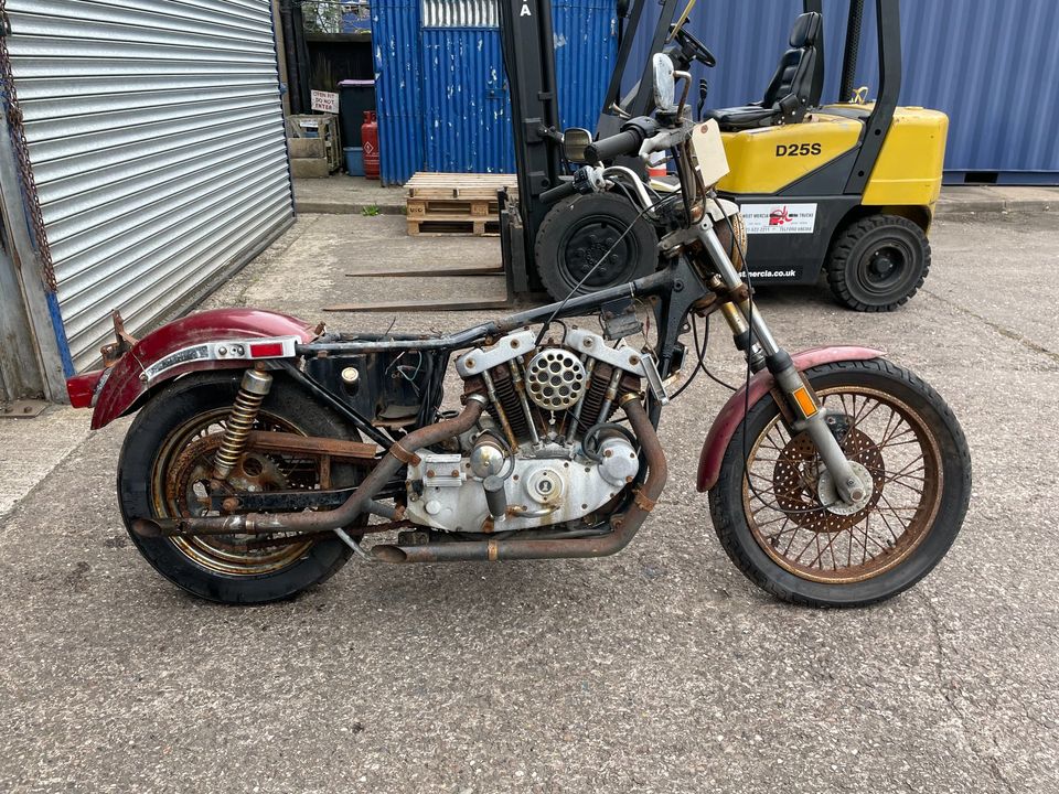 1979 Harley Davidson 1000cc XLH Ironhead Sportster Project Barn Find