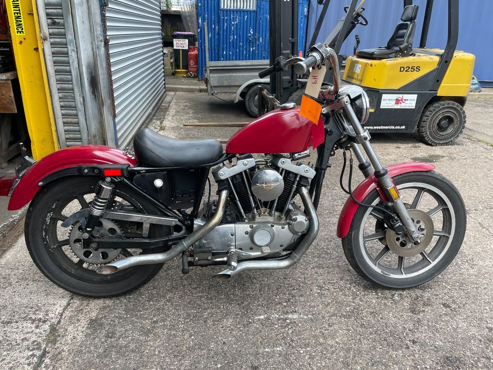 1979 Harley Davidson Ironhead Sportster 1000cc XLH Project