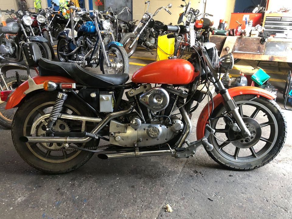 1979 Harley Davidson Sportster XLX 1000cc Ironhead Project