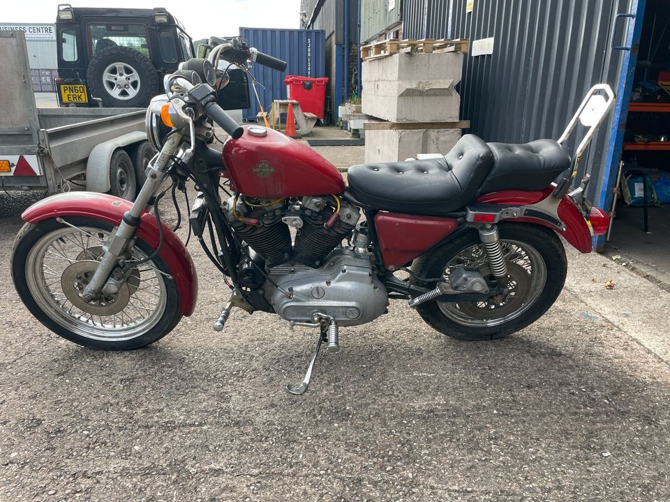 1980 Harley Davidson 1000cc Ironhead Sportster Project