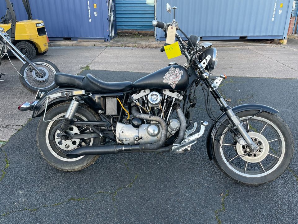 1980 Harley Davidson 1000cc Ironhead XLH Running Project