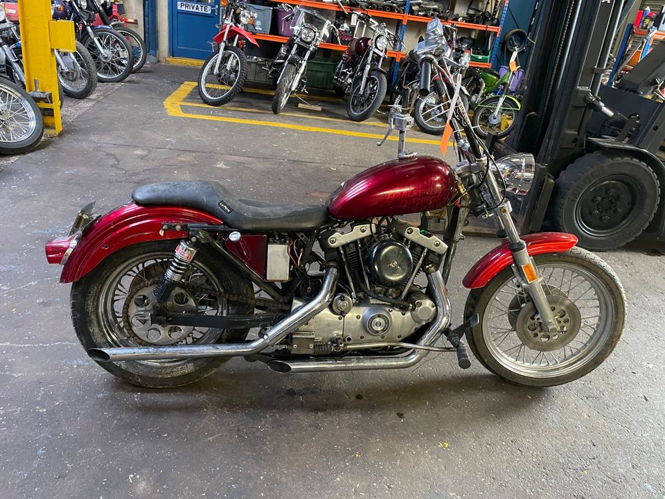 1980 Harley Davidson Ironhead 1000cc Project Barn Find