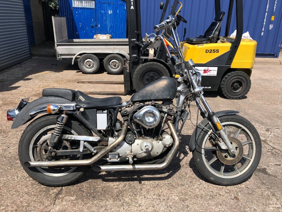 1980 Harley Davidson Ironhead Sportster 1000cc XLH Project