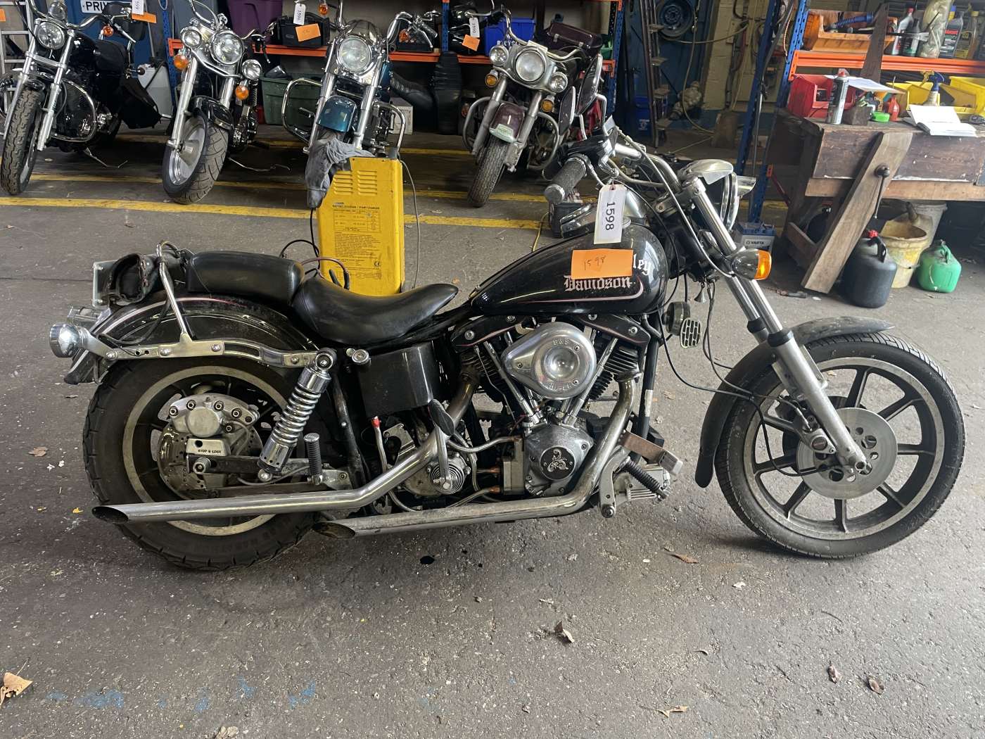 1980-Harley-Davidson-Shovelhead-1340cc-FXS-80-Barn-Find-Ref1598