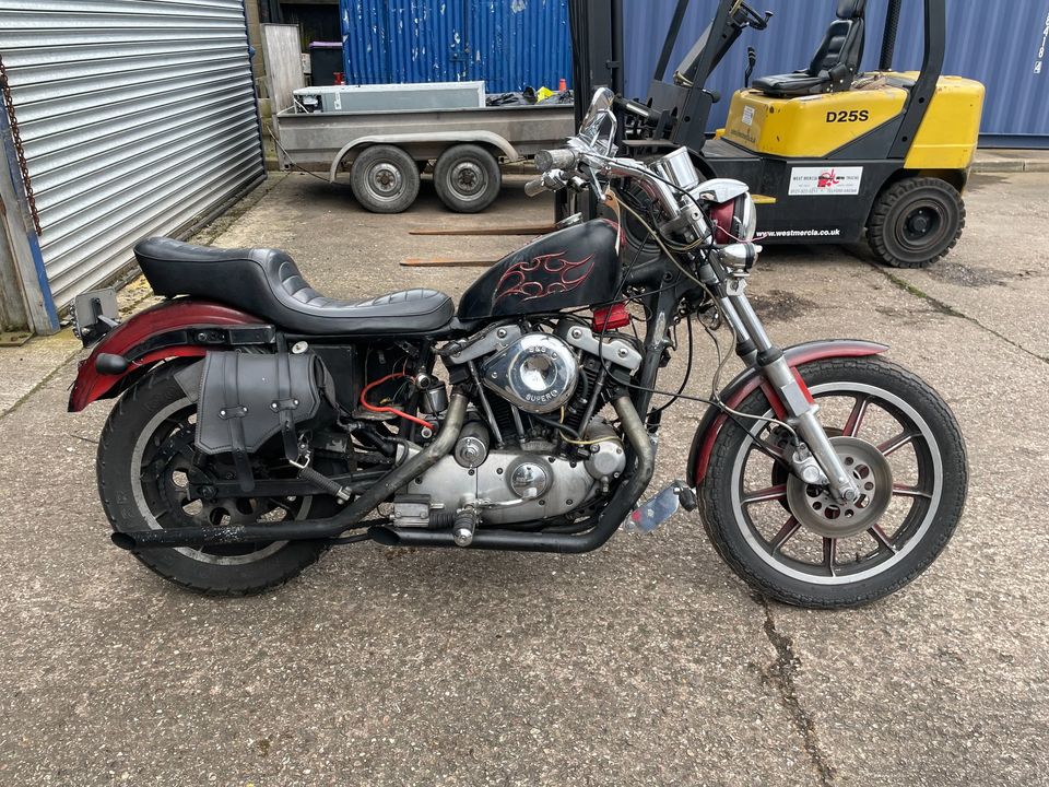 1980 Harley Davidson XL XLH Ironhead Sportster Project
