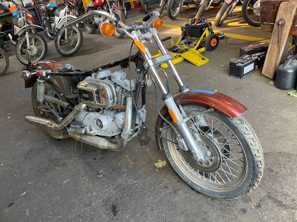 1981 Harley Davidson 1000cc Ironhead Sportster XLH Project Barn Find