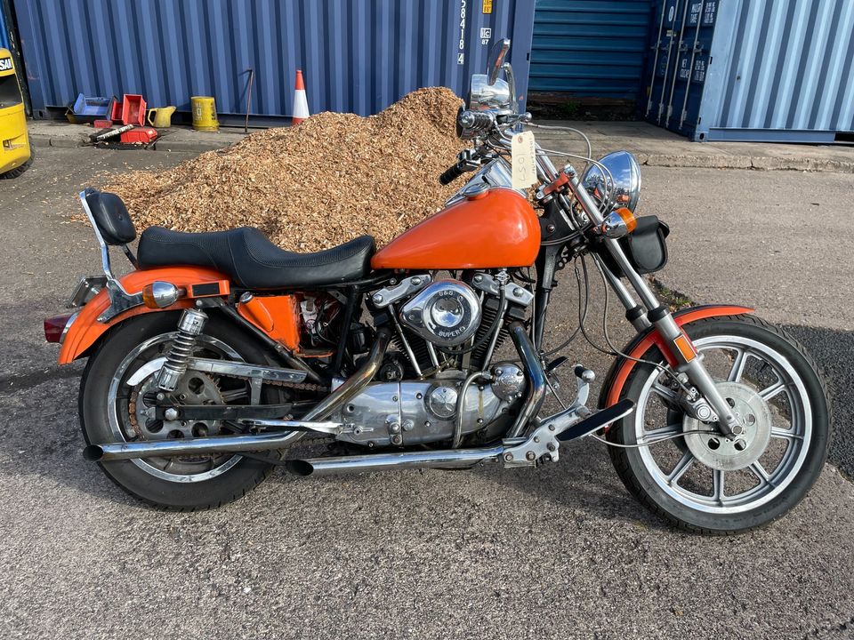 1981 Harley Davidson Ironhead Sportster 1000 XLH Project