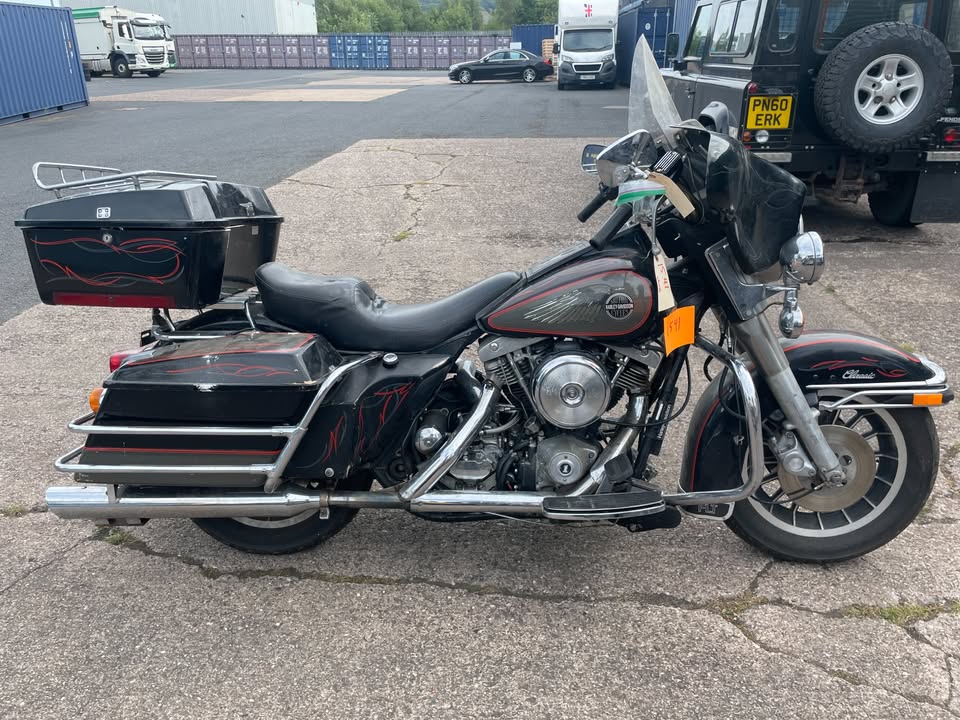 1981 Harley Davidson Tour Glide Clasic FLTC Shovelhead 1340cc Ref-1541 a