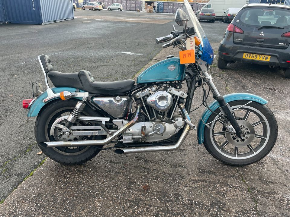 1982 Harley Davidson 1000cc Ironhead Sportster XLH Project Ref1474