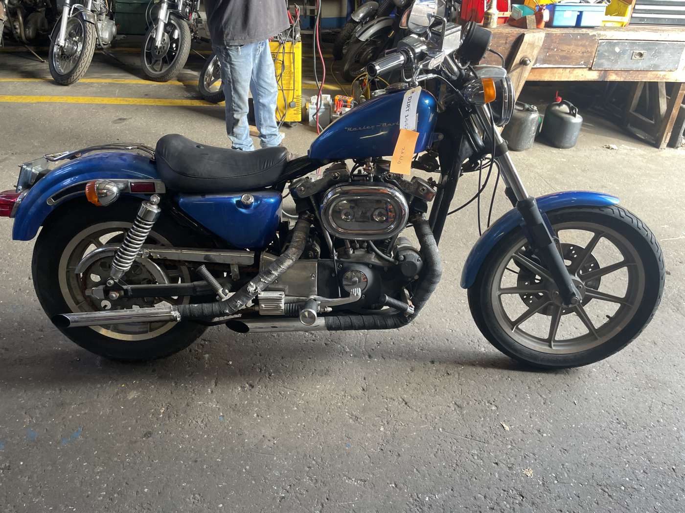 1984-Harley-Davidson-Ironhead-1000cc-XLX-Running-Project-RefD1442