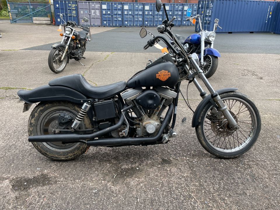 1985 Harley Davidson 1340cc Wide Glide FXWG Electric and Kick Start Ref 1418