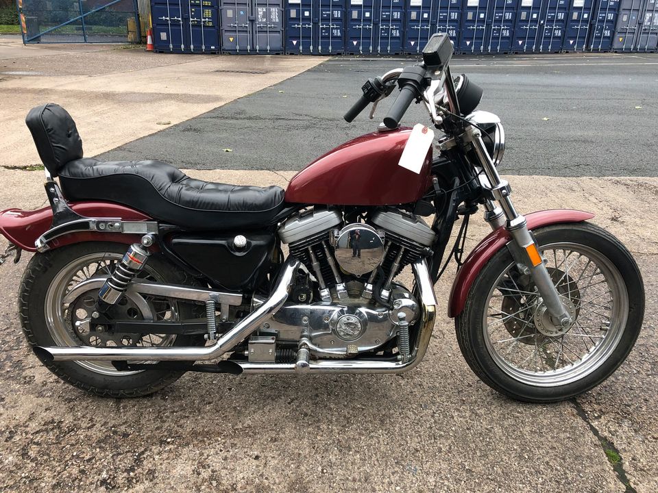 1986 Harley Davidson 1100cc XLH Evo Sportster Red