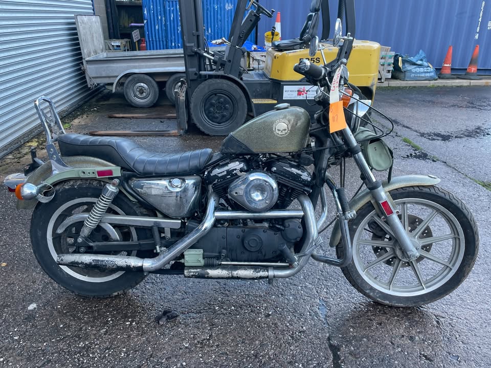 1986 Harley Davidson Evo Sportster 883cc XL883 Project Ref D1117