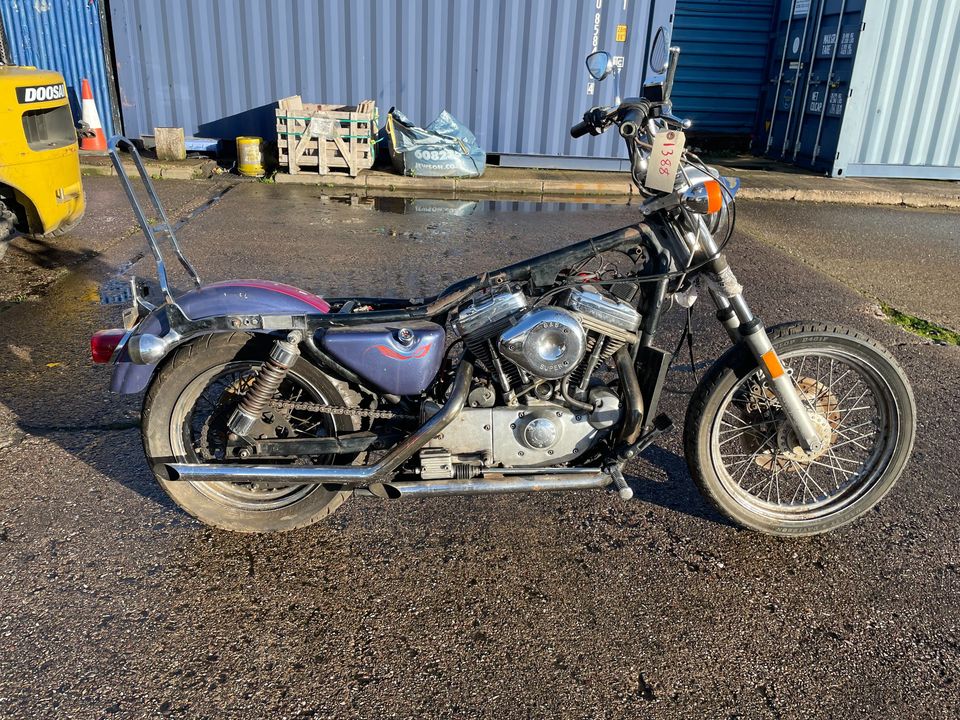 1987 Harley Davidson Sportster 883cc XL883 Project