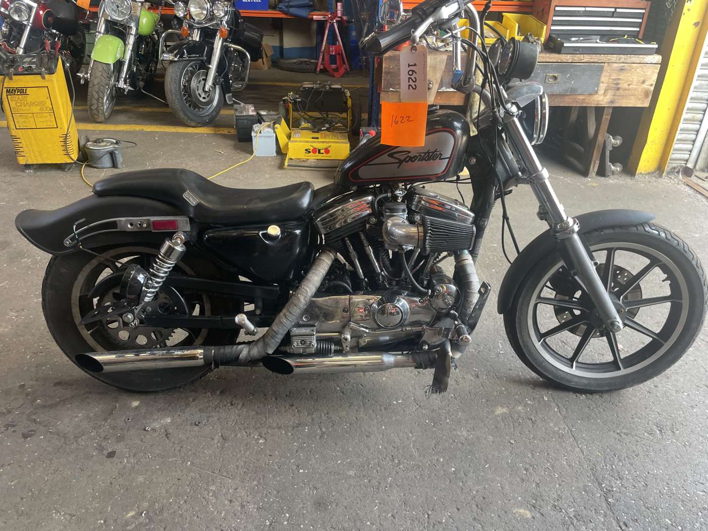 1989-Harley-Davidson-Sportster-XLH-1200cc-Running-Project-Ref1622