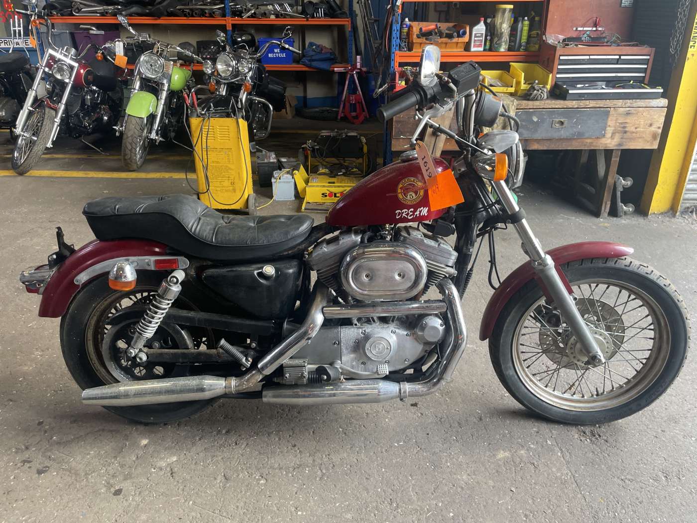 1991-Harley-Davidson-Sportster-883-Deluxe-Project-Ref1619