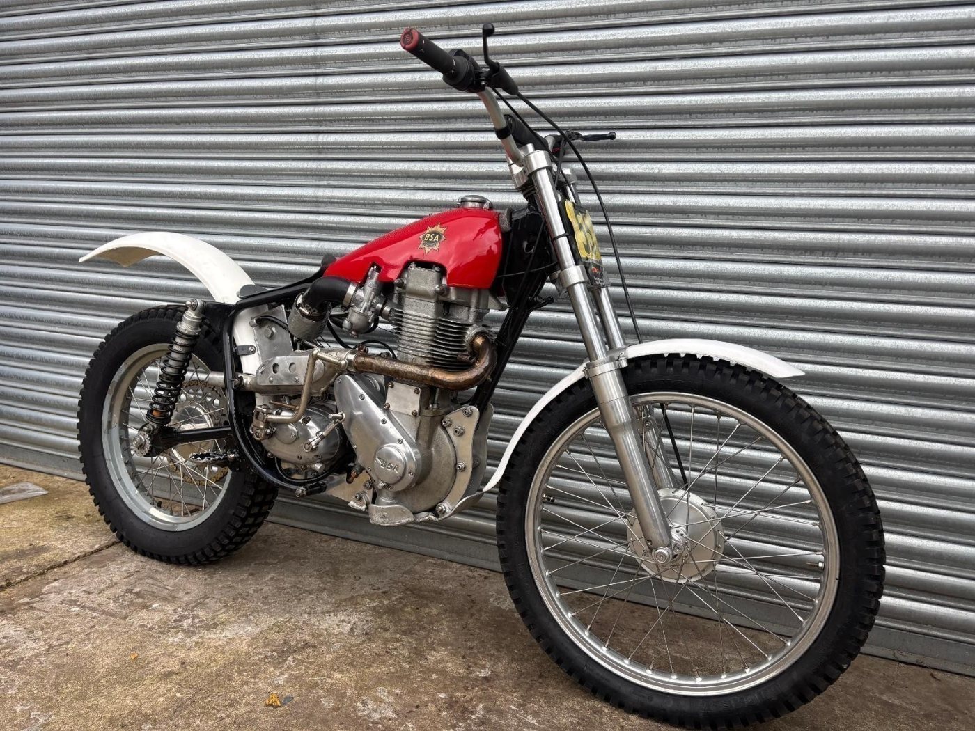 1957 BSA GOLDSTAR TRIALS VERY RARE BIKE OFFERS PX C15 B40 TRIUMPH TIGER CUB TWIN