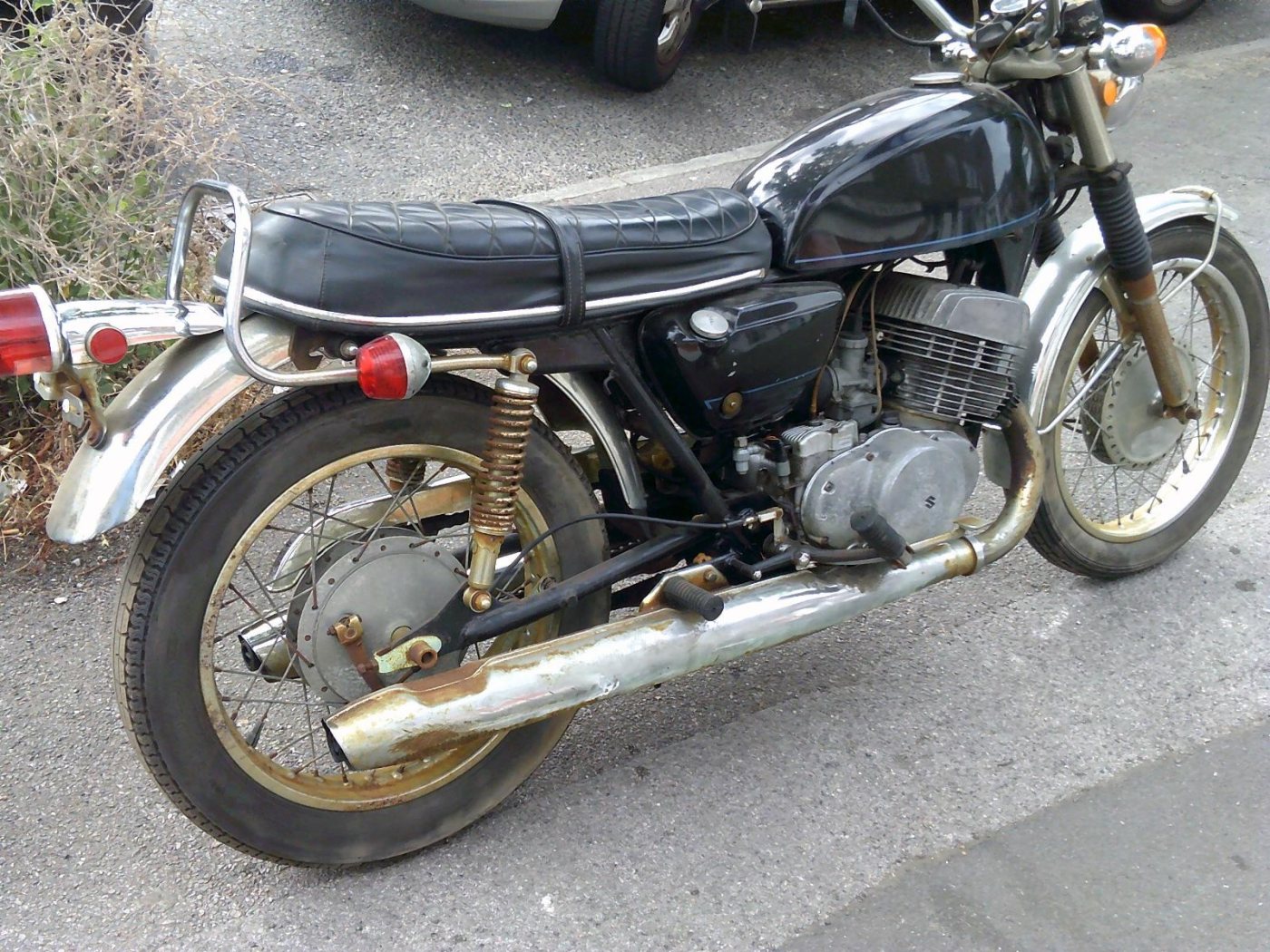 1969 Suzuki T500 Titan original complete 2 stroke Great project us import £2499 Barn Find