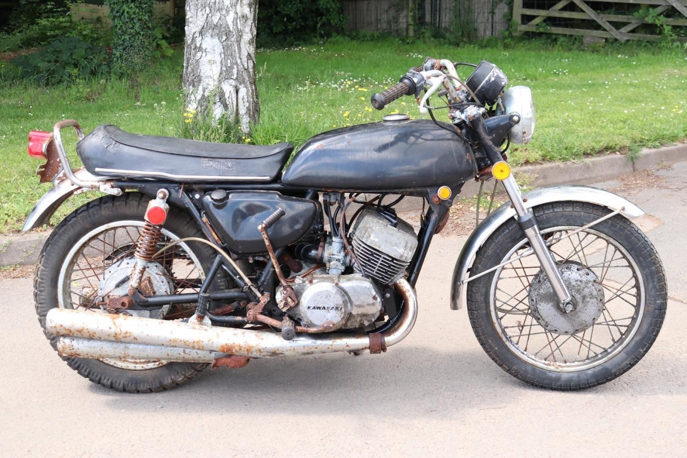 1971 Kawasaki H1 H 1 A Barn Find